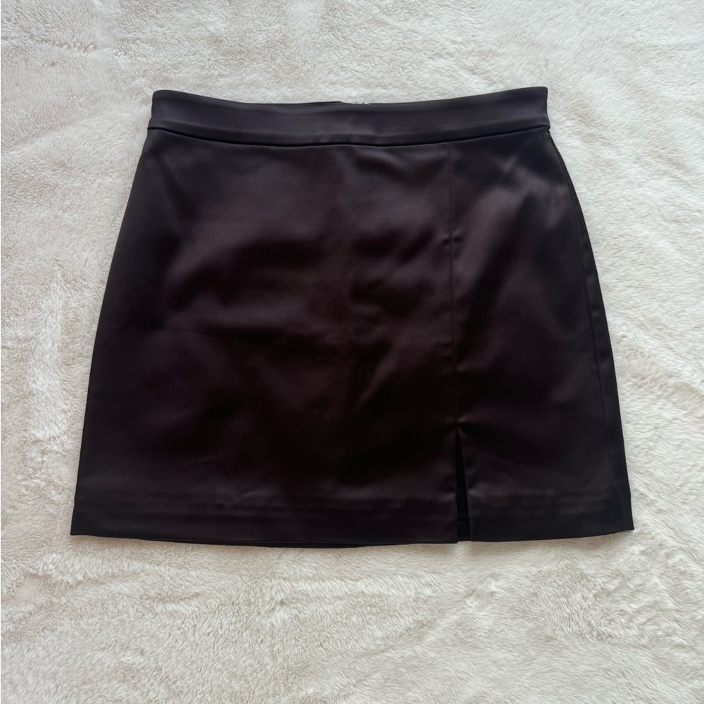 Wilfred Chocolate Brown Mini Skirt - Picture 3 of 5